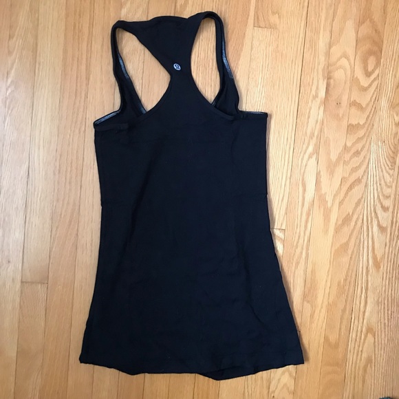 Lululemon racer back tank black size 4 - Picture 3 of 3